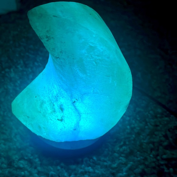 USB Lamp Himalayan Crystal Salt Light Night Light Colorful Color Changing LED - Picture 1 of 5